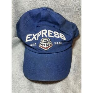 Round Rock Express Baseball Hat Navy Strapback Minor League 100% Cotton OSFM Cap
